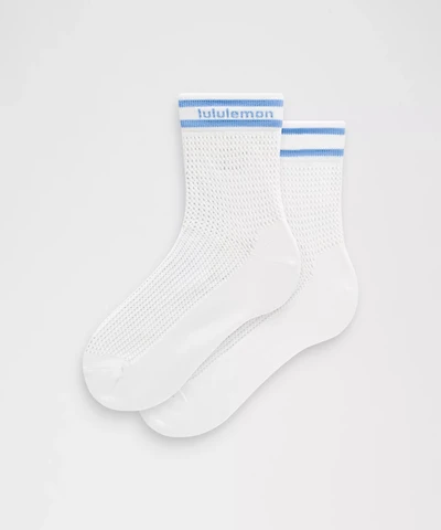 Unisex Open Knit Quarter Socks | Men's