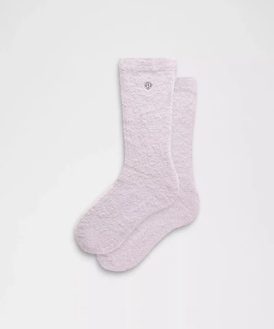 Unisex Fuzzy Crew Socks