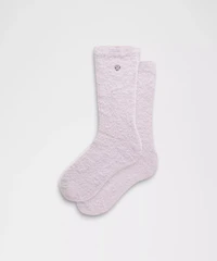 Unisex Fuzzy Crew Socks