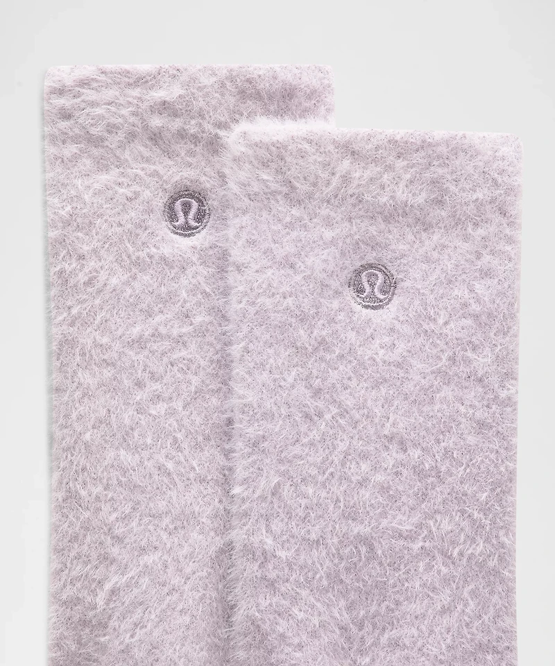 Unisex Fuzzy Crew Socks