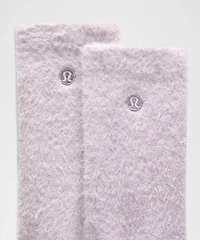 Unisex Fuzzy Crew Socks