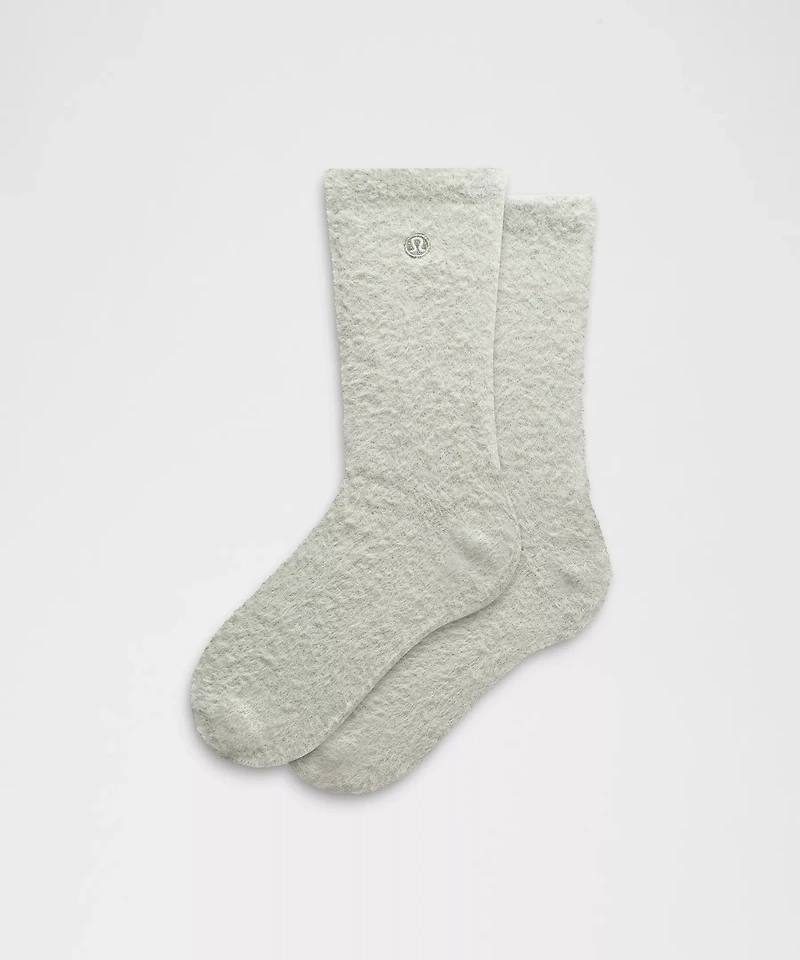 Unisex Fuzzy Crew Socks