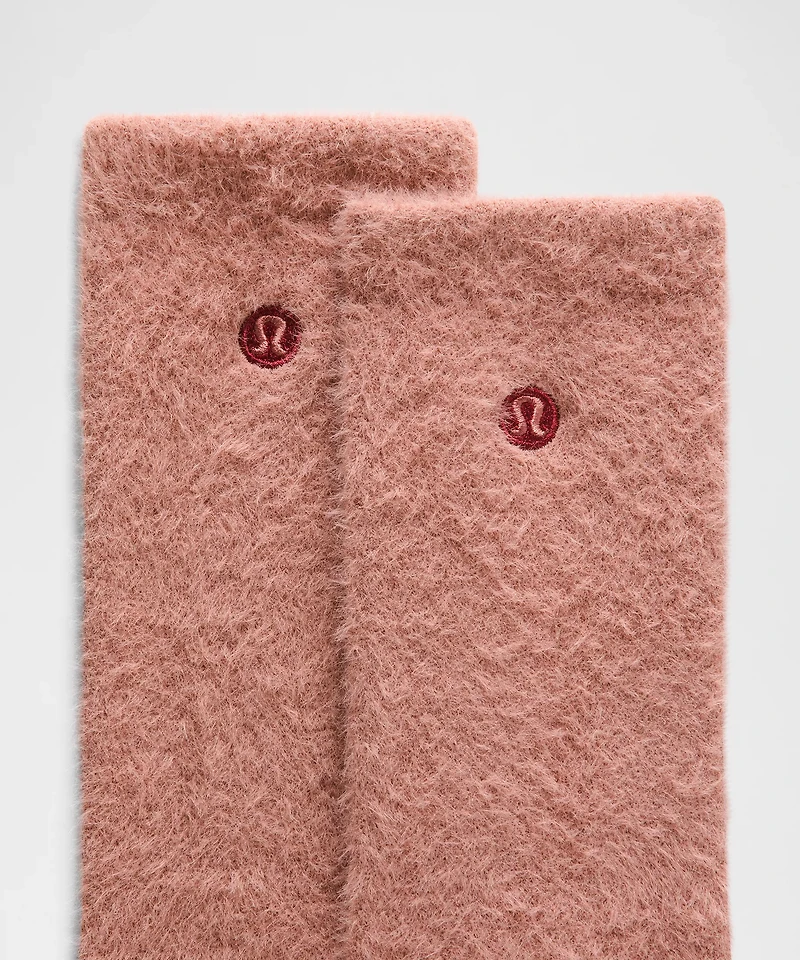 Unisex Fuzzy Crew Socks