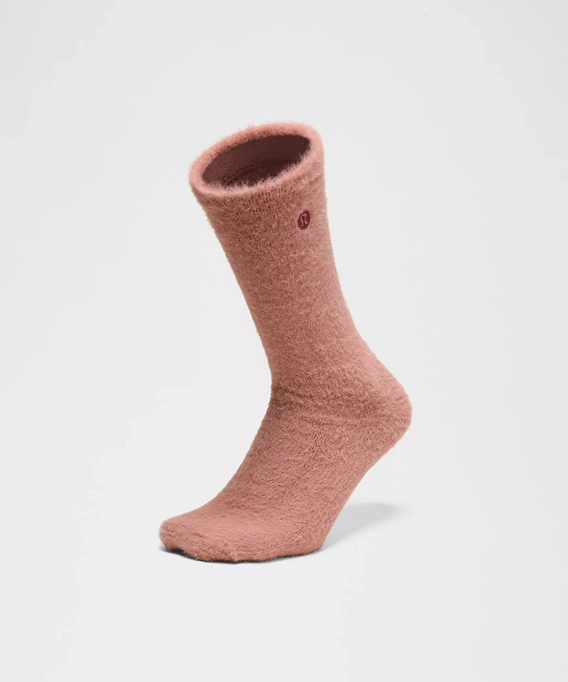 Unisex Fuzzy Crew Socks