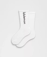 Unisex Daily Essential Crew Socks *Wordmark | Men's