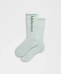 Unisex Daily Essential Crew Socks *Wordmark | Men's