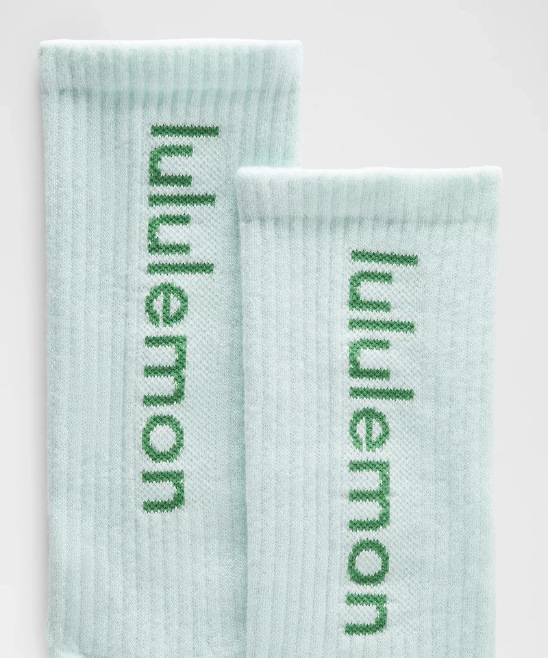 Unisex Daily Essential Crew Socks *Wordmark | Men's