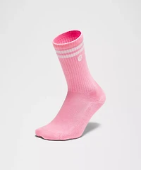 Unisex Daily Essential Crew Socks 3 Pack *Stripe