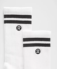 Unisex Daily Essential Crew Socks *Stripe | Men's