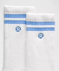 Unisex Daily Essential Crew Socks *Stripe | Men's