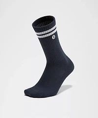 Unisex Daily Essential Crew Socks *Stripe