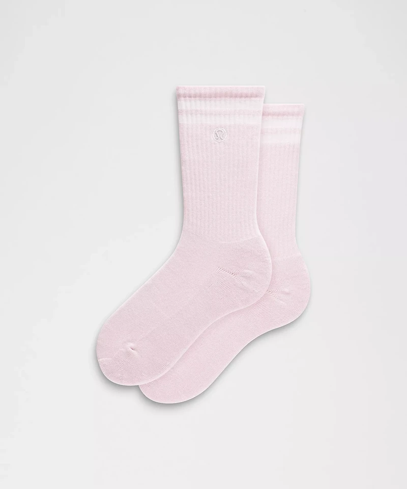 Unisex Daily Essential Crew Socks *Stripe | Men's