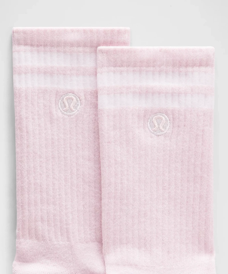 Unisex Daily Essential Crew Socks *Stripe | Men's
