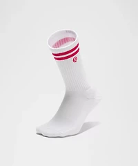 Unisex Daily Essential Crew Socks *Stripe