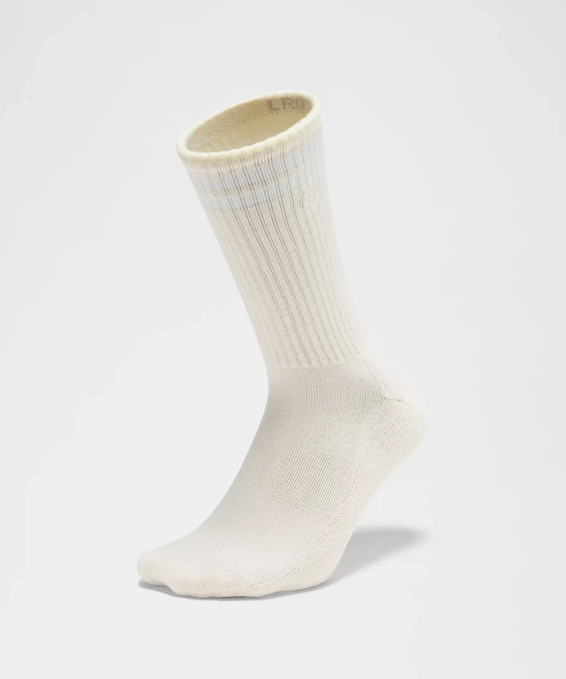 Unisex Daily Essential Crew Socks *Stripe | Men's