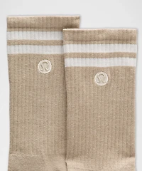 Unisex Daily Essential Crew Socks *Stripe | Men's