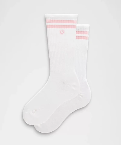 Unisex Daily Essential Crew Socks *Stripe | Men's