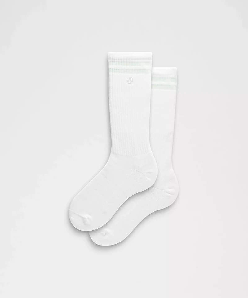 Unisex Daily Essential Crew Socks *Stripe | Men's