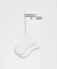 Unisex Daily Essential Crew Socks *Stripe | Men's