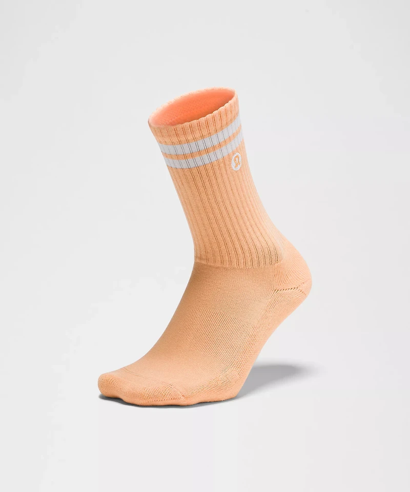 Unisex Daily Essential Crew Socks *Stripe | Men's