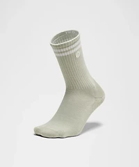 Unisex Daily Essential Crew Socks *Stripe