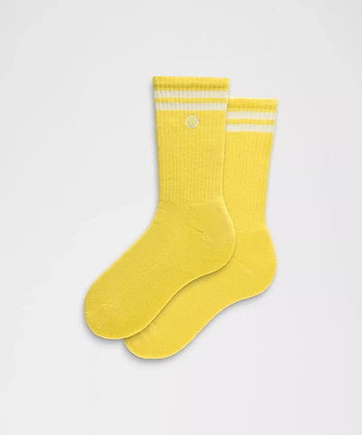 Unisex Daily Essential Crew Socks *Stripe