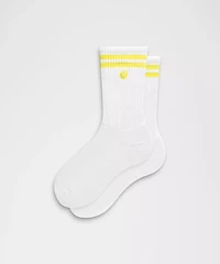 Unisex Daily Essential Crew Socks *Stripe | Men's