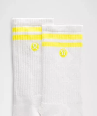 Unisex Daily Essential Crew Socks *Stripe | Men's
