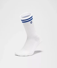 Unisex Daily Essential Crew Socks *Stripe