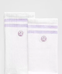 Unisex Daily Essential Crew Socks *Stripe