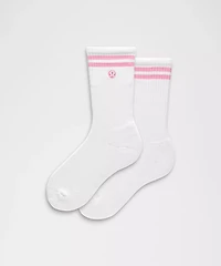 Unisex Daily Essential Crew Socks *Stripe