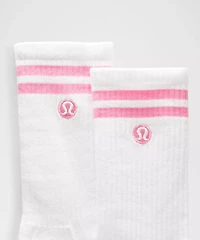 Unisex Daily Essential Crew Socks *Stripe