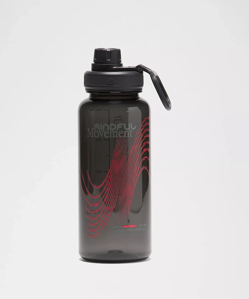 Back to Life Clear Bottle 32oz *Graphic | Men's Water Bottles