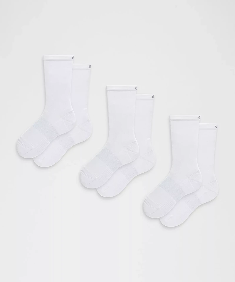 Unisex Power Stride Crew Socks 3 Pack *Updated | Men's