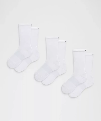 Unisex Power Stride Crew Socks 3 Pack *Updated | Men's