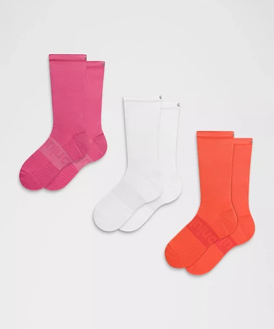 Unisex Power Stride Crew Socks 3 Pack *Updated | Men's