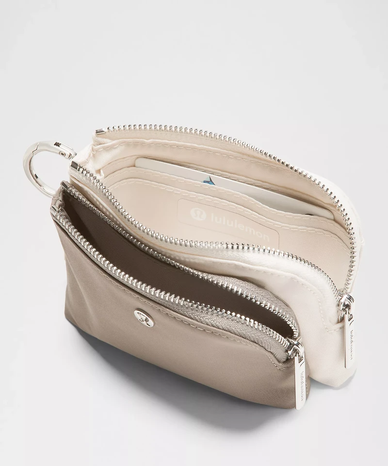 Double Zip Clippable Card Pouch | Men's Bags,Purses,Wallets
