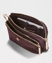 Double Zip Clippable Card Pouch | Men's Bags,Purses,Wallets