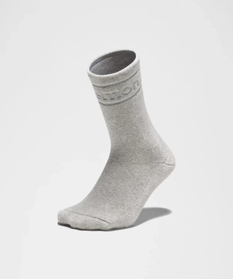 Unisex Terry Crew Socks | Men's