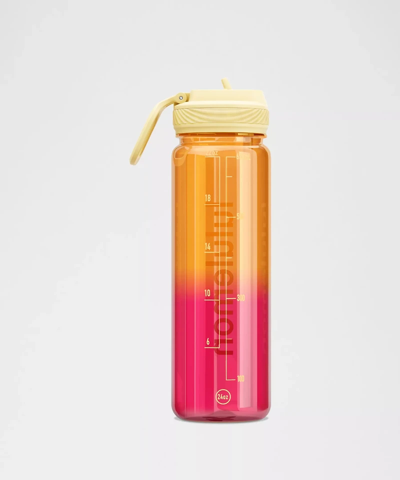 Back to Life Clear Bottle 24oz *Straw Lid