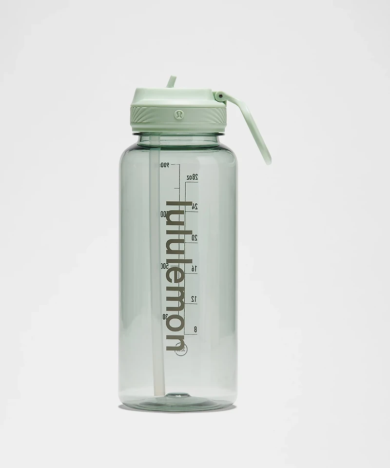 Back to Life Clear Bottle 32oz *Straw Lid | Men's Water Bottles