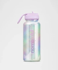 Back to Life Clear Bottle 32oz *Straw Lid | Men's Water Bottles