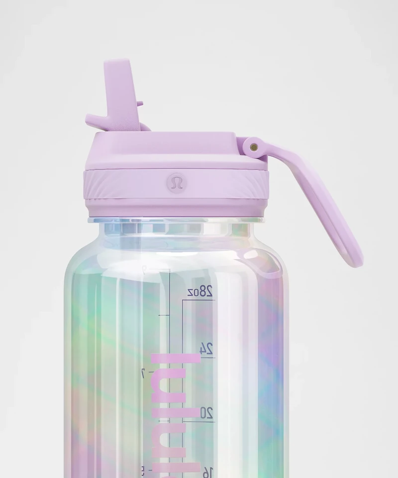 Back to Life Clear Bottle 32oz *Straw Lid | Men's Water Bottles