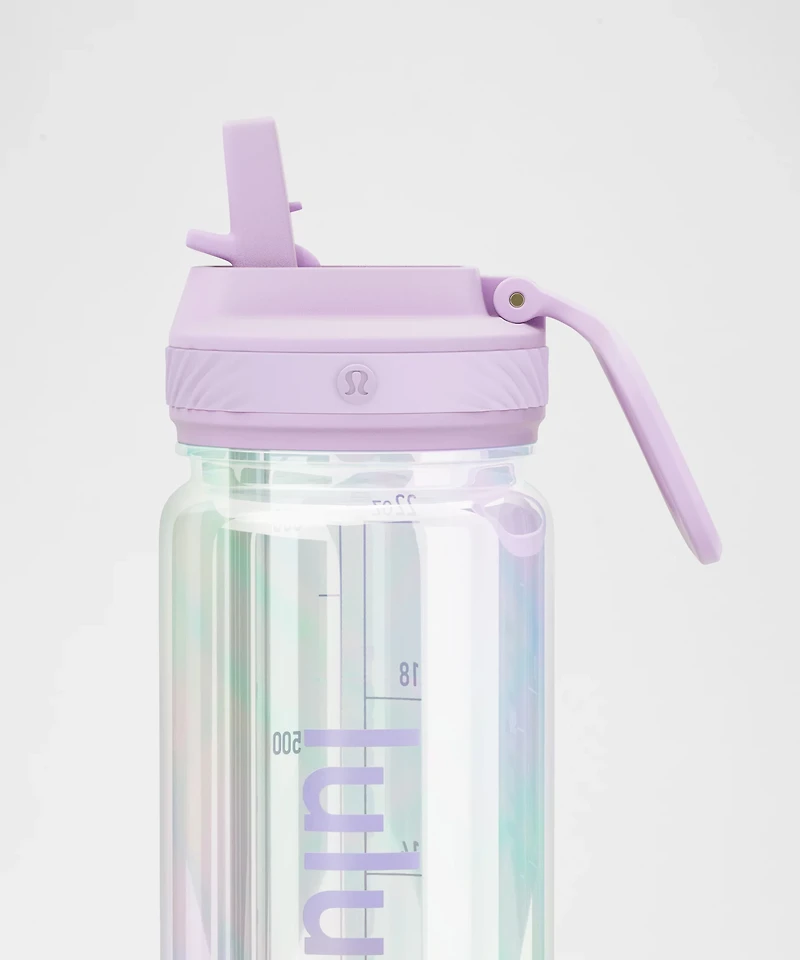 Back to Life Clear Bottle 24oz *Straw Lid