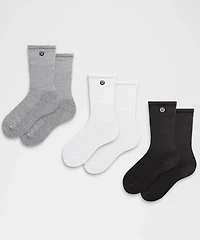 Unisex Daily Essential Crew Socks *3 Pack | Men's