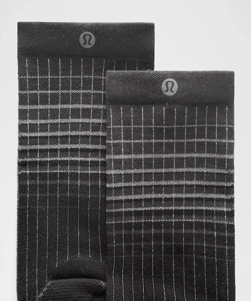 Unisex Power Stride Crew Socks Reflective Grid *Updated | Men's