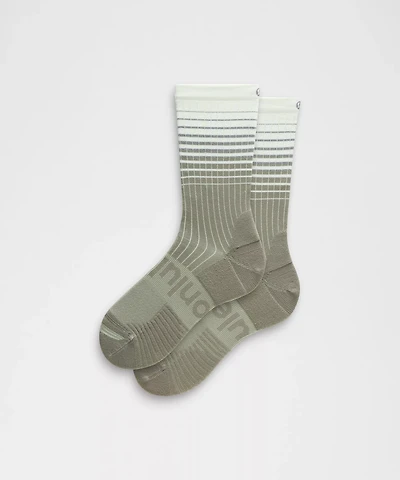 Unisex Power Stride Crew Socks Reflective Grid *Updated | Men's