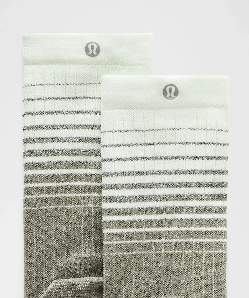 Unisex Power Stride Crew Socks Reflective Grid *Updated | Men's