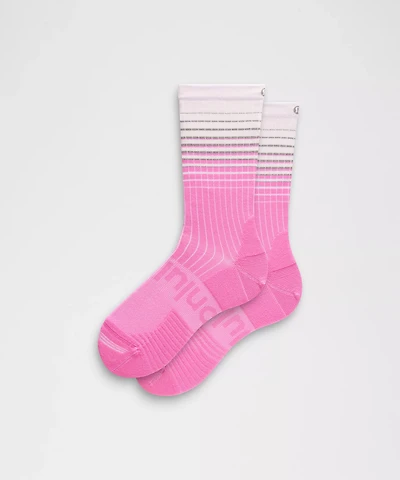 Unisex Power Stride Crew Socks Reflective Grid *Updated | Men's