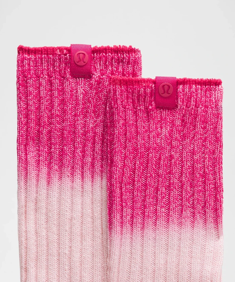 Unisex Crew-Length Ragg Socks